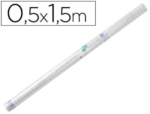 Rolo plastico adesivo forra livros 0,50 mt x 1,50 mt 80 microns , Liderpapel , 32540 , 8423473325401